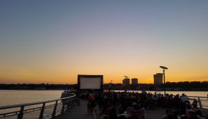 cinema aperto tramonto hudson river park