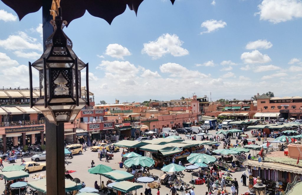 piazza jemaa el fna a marrakech
